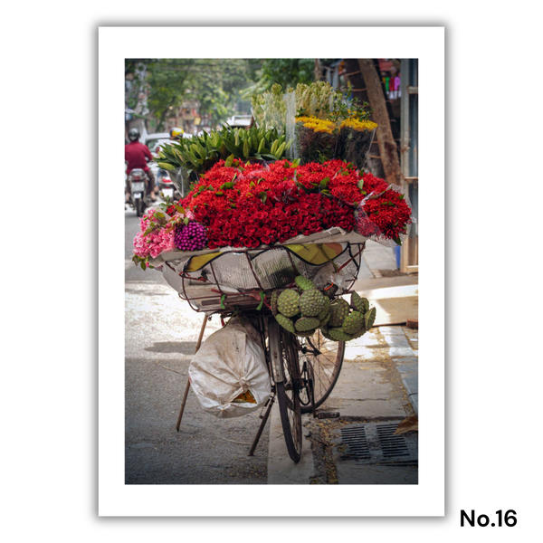 MARCUS LACEY - 'Flower Bike' Print