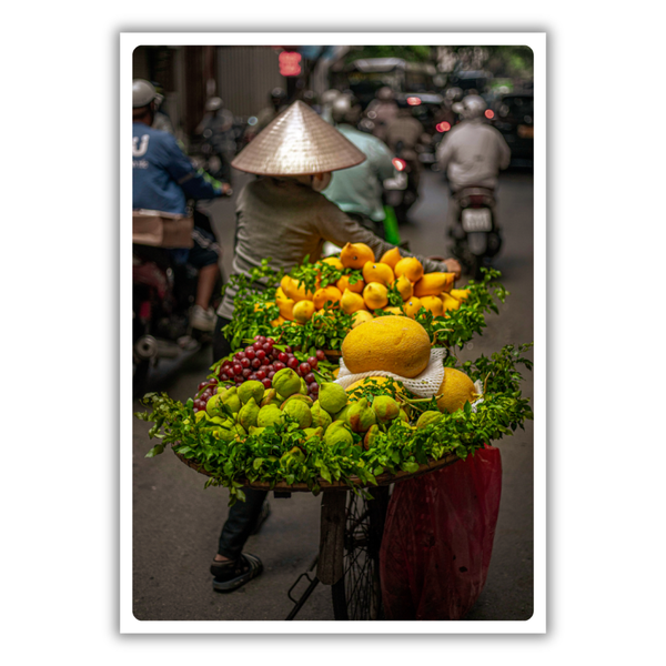 MARCUS LACEY - 'Fruit Bike' Postcard