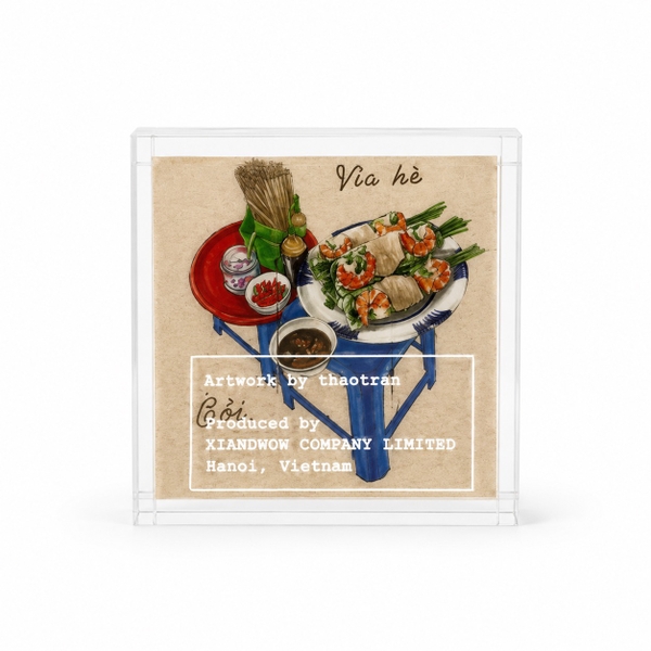 XLAND - 'Vietnamese Cuisine' Rubik Cube