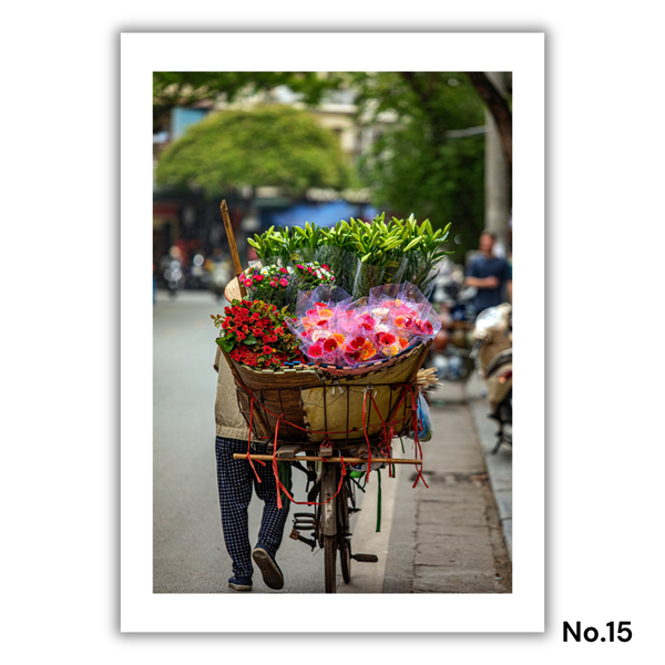 MARCUS LACEY - 'Flower Bike' Print