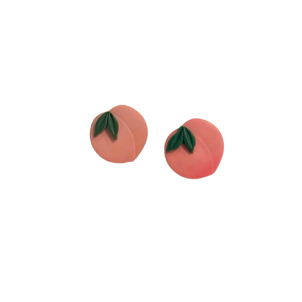 ELI & LOU - Clay Earrings in Peach