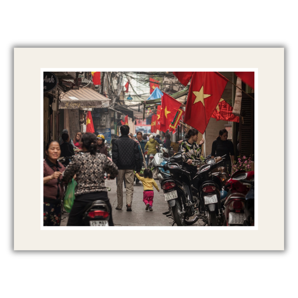 MARCUS LACEY - 'Father & Daughter' Mounted Art Print