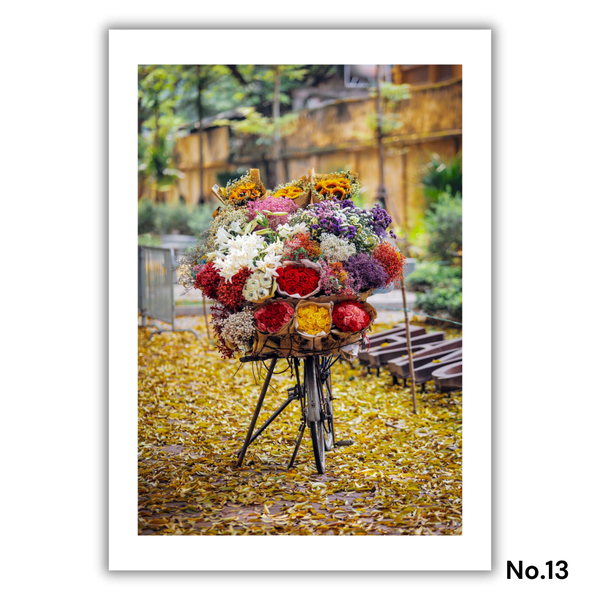 MARCUS LACEY - 'Flower Bike' Print