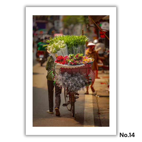 MARCUS LACEY - 'Flower Bike' Print