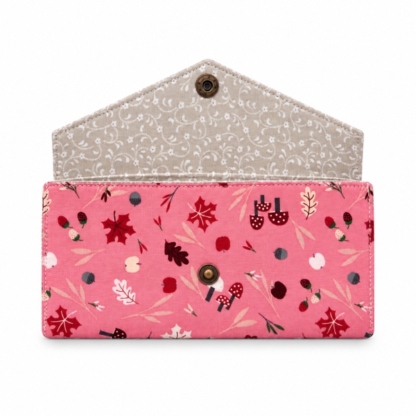 RỪNG HANDMADE - 'Woodland Garden' Long Fabric Wallet