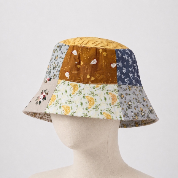 RUNG HANDMADE - Quilted Hat in Yellow