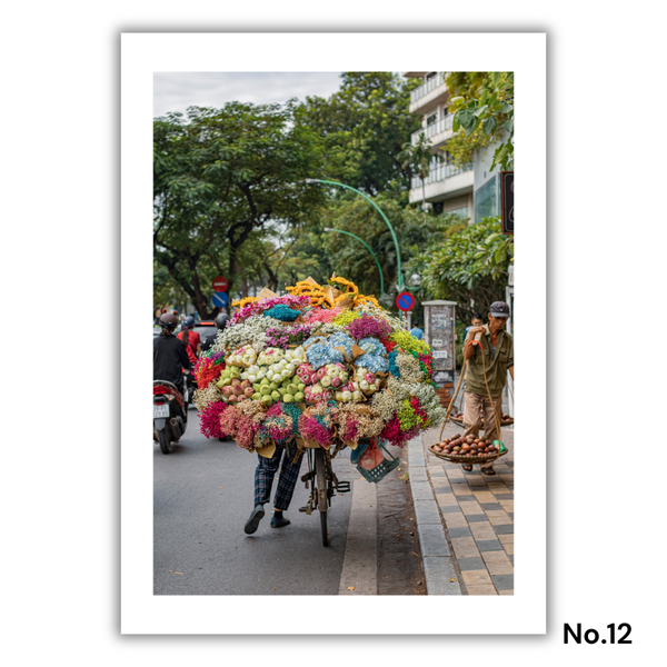 MARCUS LACEY - 'Flower Bike' Print