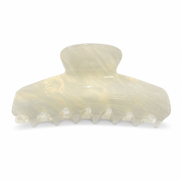 HAIR ACCESSORY - Heirloom Hair Claw in Shimmer Ivory