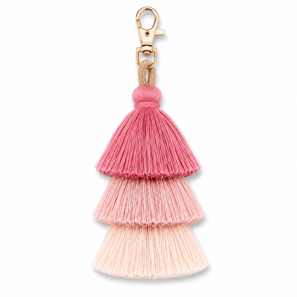 Handmade Tassel Charm in Pink
