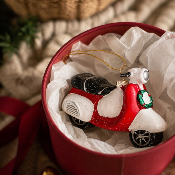 CHRISTMAS - Poly Ornament in Vespa