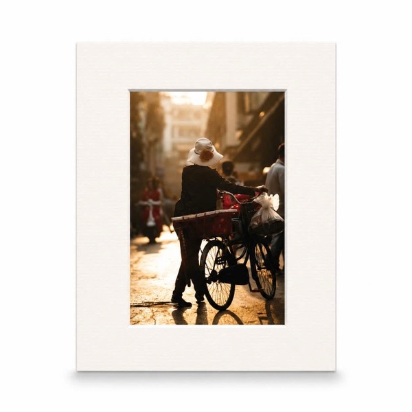MARCUS LACEY - 'Lady In Sunset' Mounted Art Print