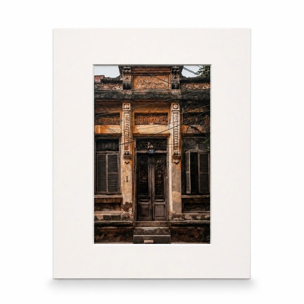 MARCUS LACEY - ‘Old House In Hanoi' Mounted Art Print