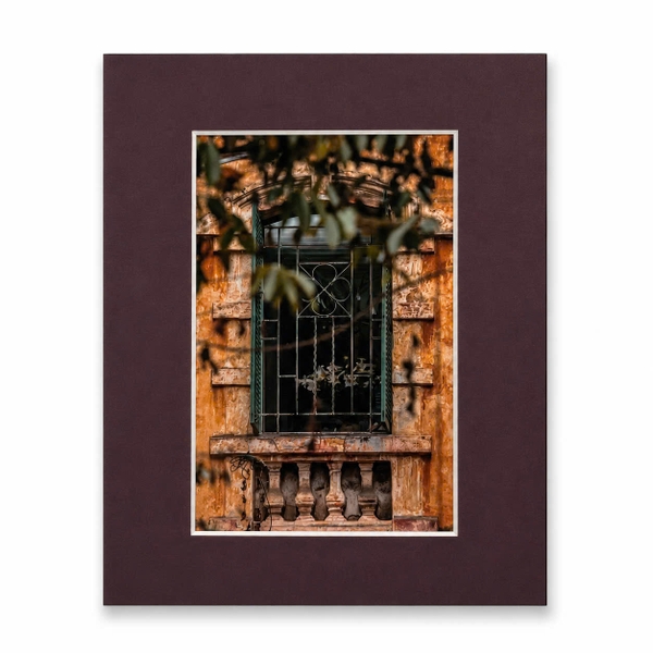 MARCUS LACEY - 'Green Window' Mounted Art Print