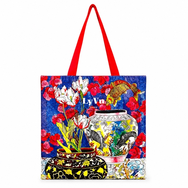 LY VU -  ‘Oriental Dream’ Tote Bag