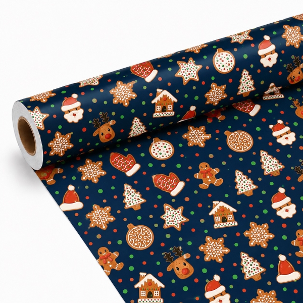 TIỆM CÁ TRỨNG - 'Midnight Treats' Christmas Wrapping Paper