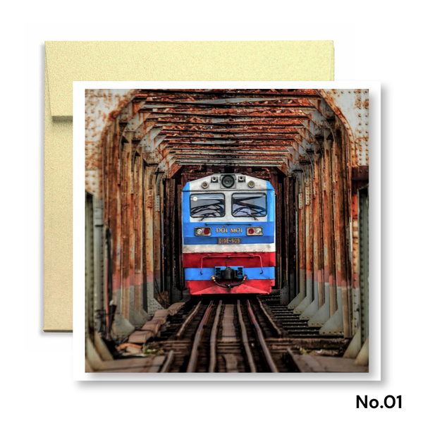MARCUS LACEY - 'Train Greeting Card