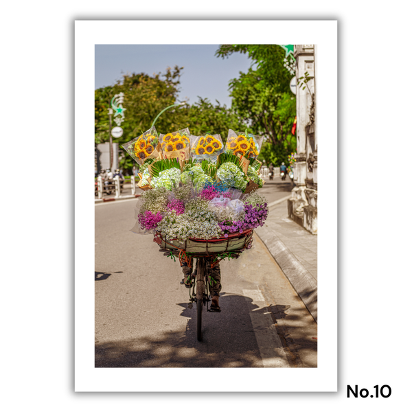 MARCUS LACEY - 'Flower Bike' Print