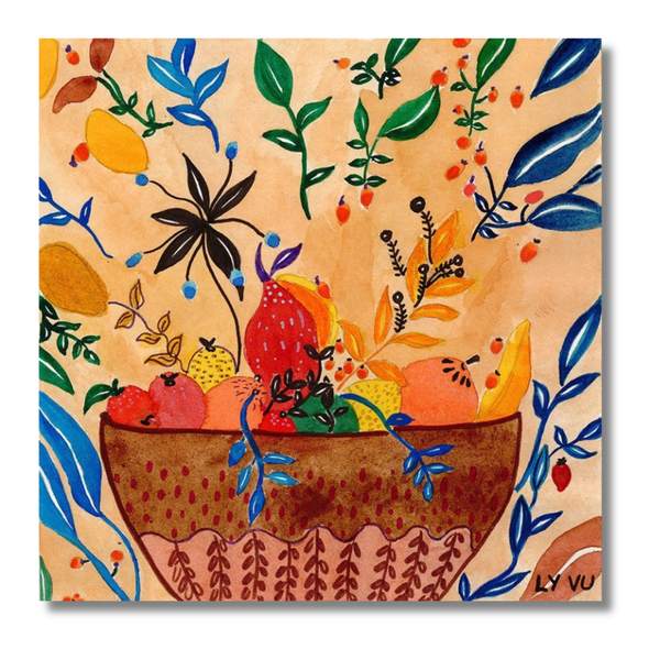 LY VU - 'Tropical Fruit' Art Print
