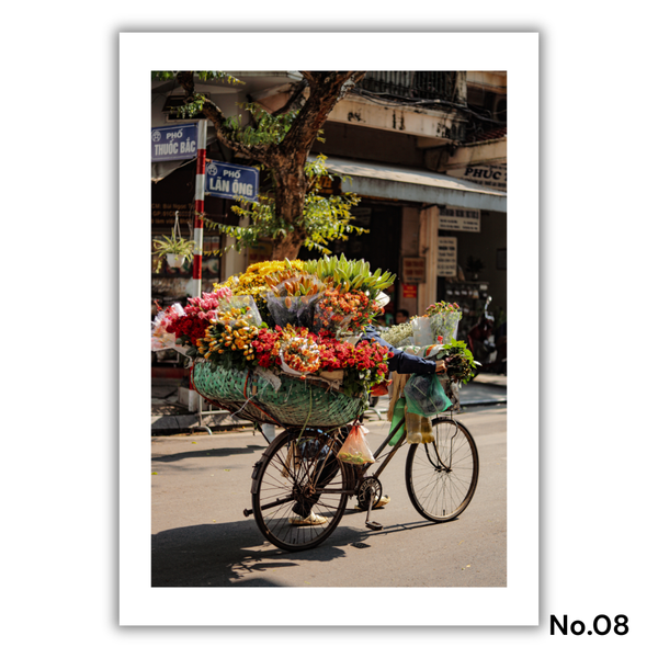 MARCUS LACEY - 'Flower Bike' Print