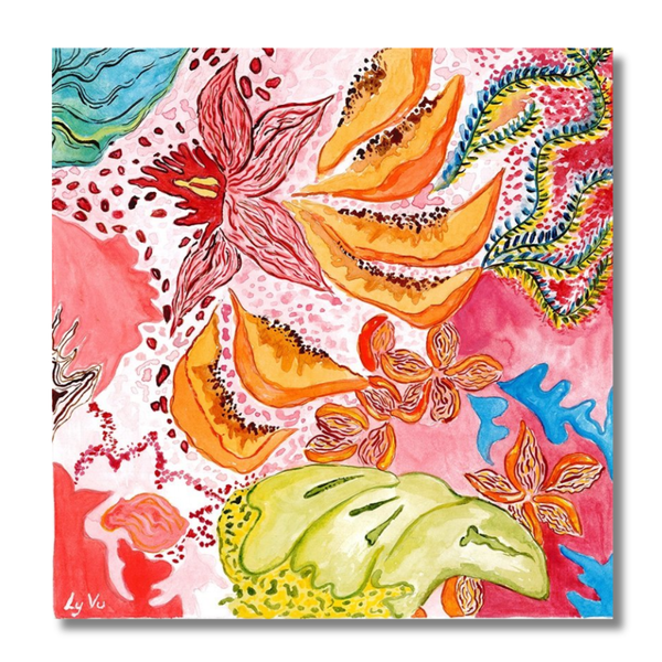 LY VU - 'Autumn Garden No.1' Art Print
