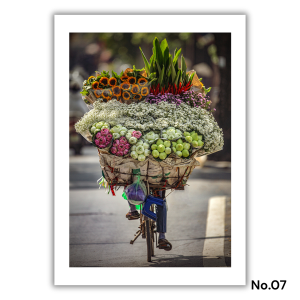 MARCUS LACEY - 'Flower Bike' Print