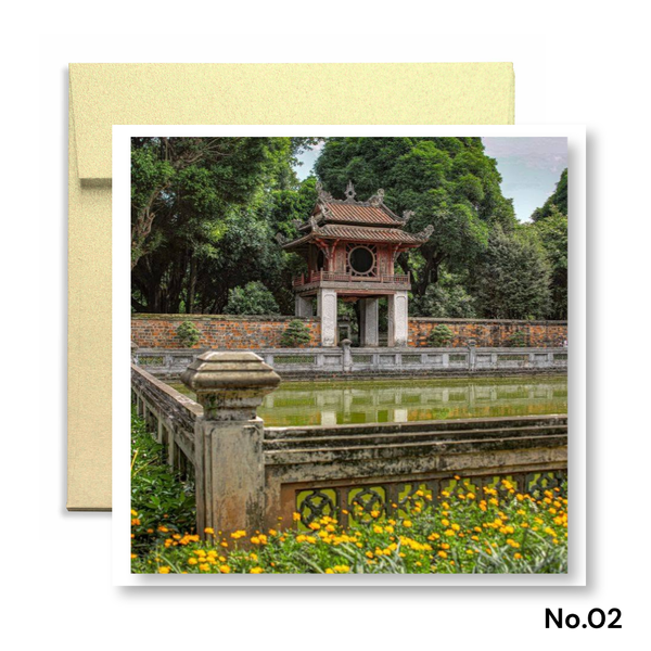 MARCUS LACEY - 'Pavilion of the Constellation of Literature' Greeting Card