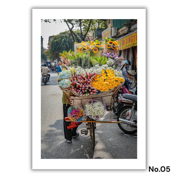 MARCUS LACEY - 'Flower Bike' Print