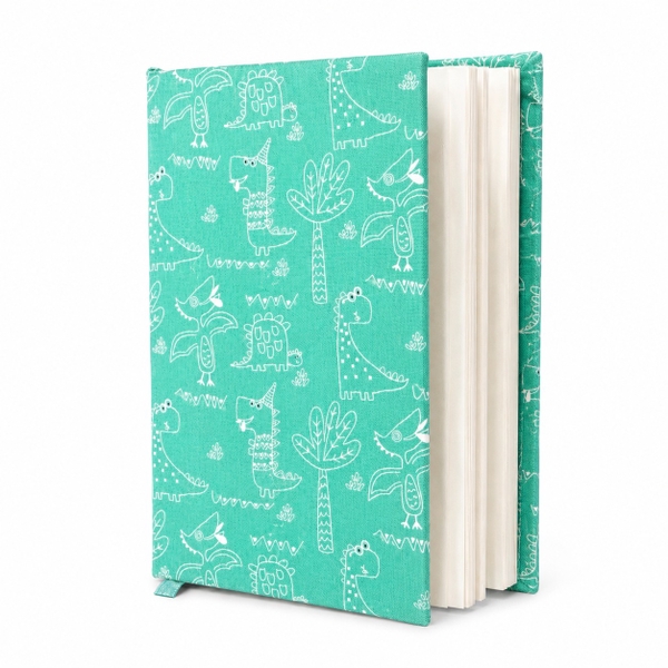 RUNG HANDMADE - 'Dinosaur' Fabric Book Cover