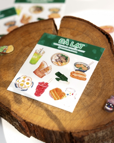 PHANHSHI STUDIO - ‘Đà Lạt’ Mini Watercolor Sticker Sheet