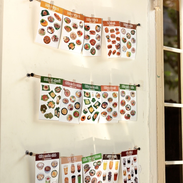 PHANHSHI STUDIO - ‘Các Món Chè / Vietnamese Sweet Soup' Watercolor Sticker Sheet