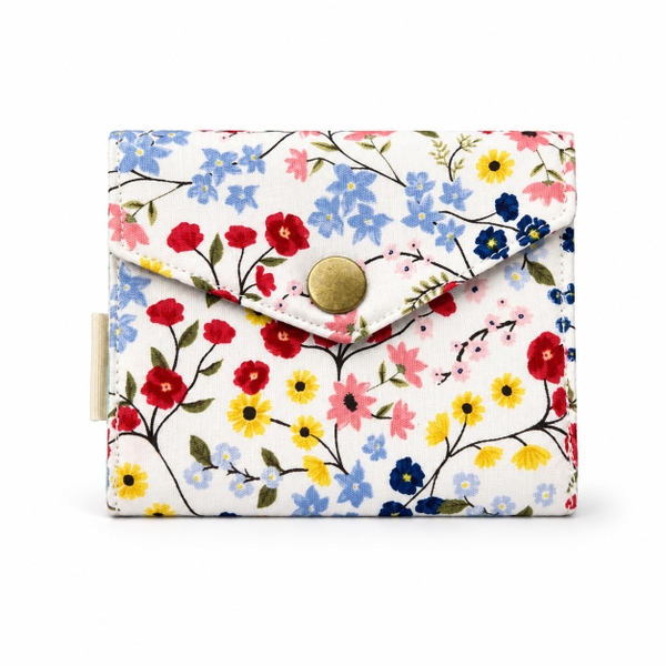 RUNG HANDMADE - 'Colorful Flower' Small Wallet