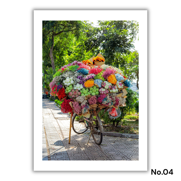 MARCUS LACEY - 'Flower Bike' Print