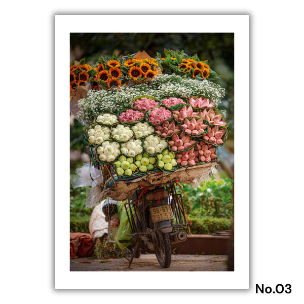 MARCUS LACEY - 'Flower Bike' Print