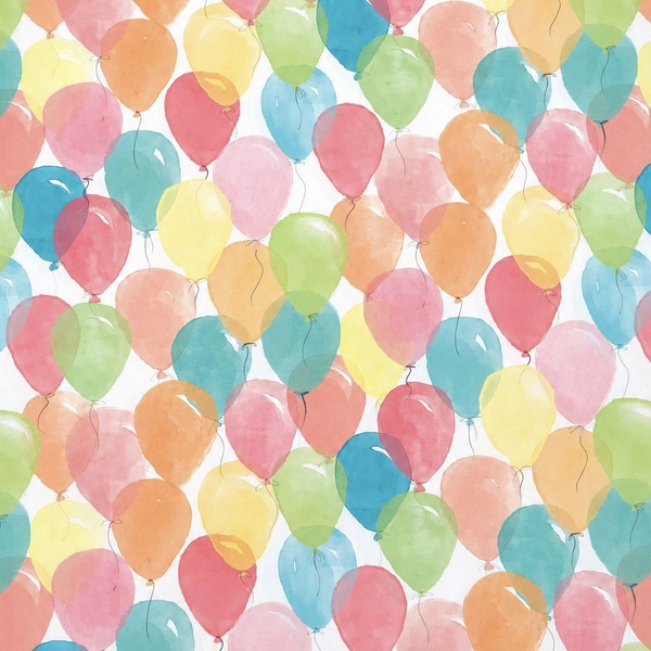 TIỆM CÁ TRỨNG - 'Balloon' Wrapping Paper