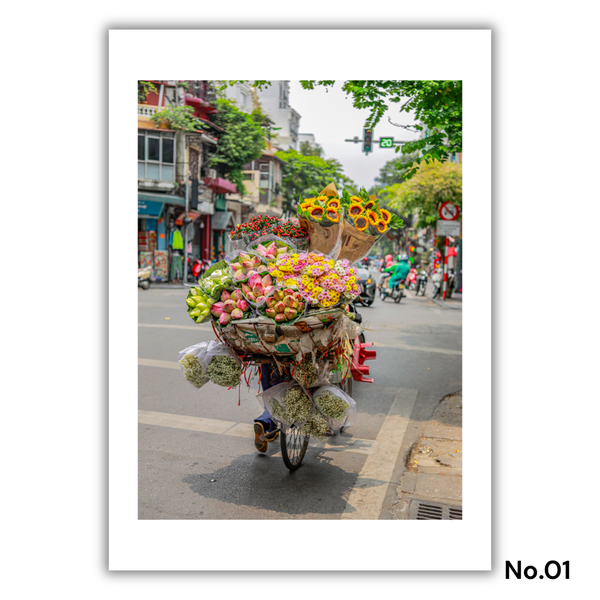 MARCUS LACEY - 'Flower Bike' Print
