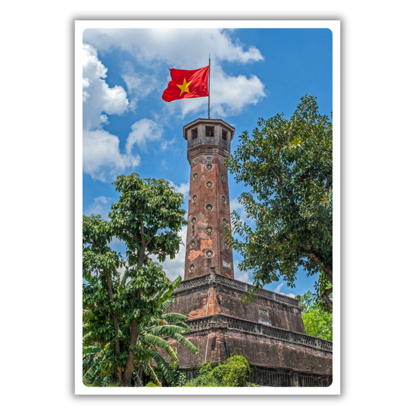 MARCUS LACEY - 'Hanoi Flag Tower' Postcard