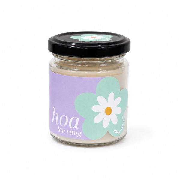 XoaXoa - ‘Orchid Flower’ Glass Jar Scented Candle