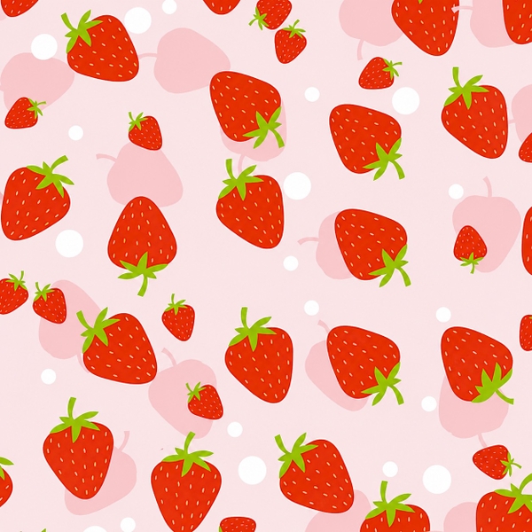 WRAPPING PAPER - Strawberry