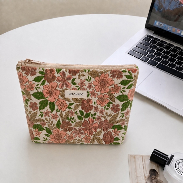MAKE UP PURSE - Cosmos Flower