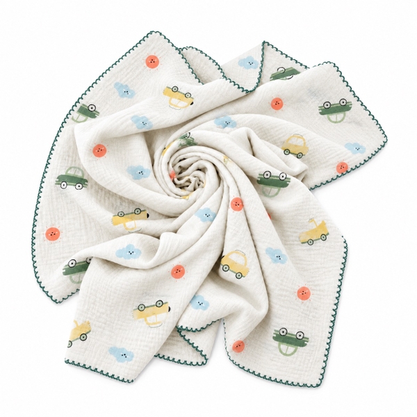 KID & BABY - Muslin Blanket in Car