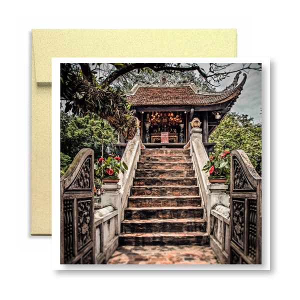 MARCUS LACEY - 'One Pillar Pagoda' Greeting Card