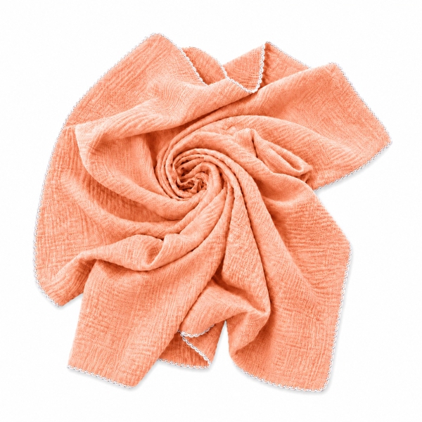 Muslin Blanket For Babies - Peach