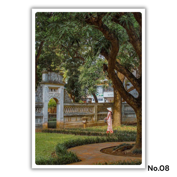MARCUS LACEY - 'The Temple Of Literature' Postcard