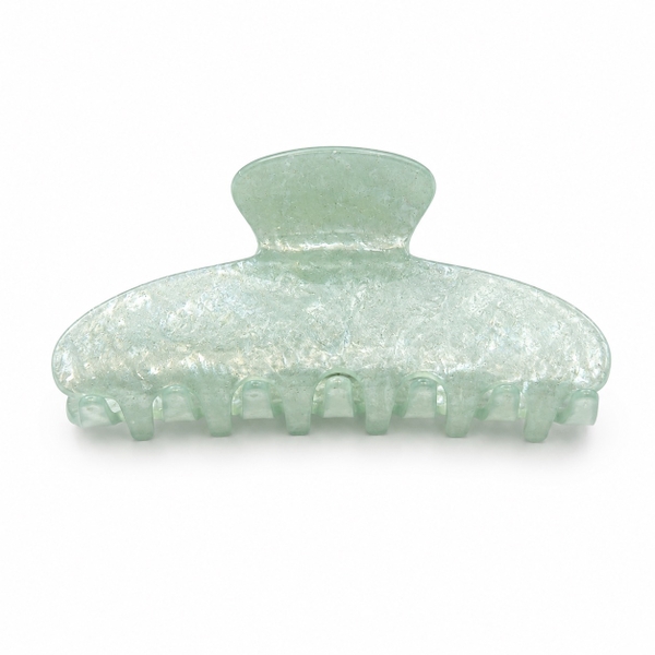 HAIR ACCESSORY - Heirloom Hair Claw in Shimmer Mint Marble