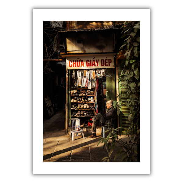 MARCUS LACEY - 'Shoe Repair Shop' Print