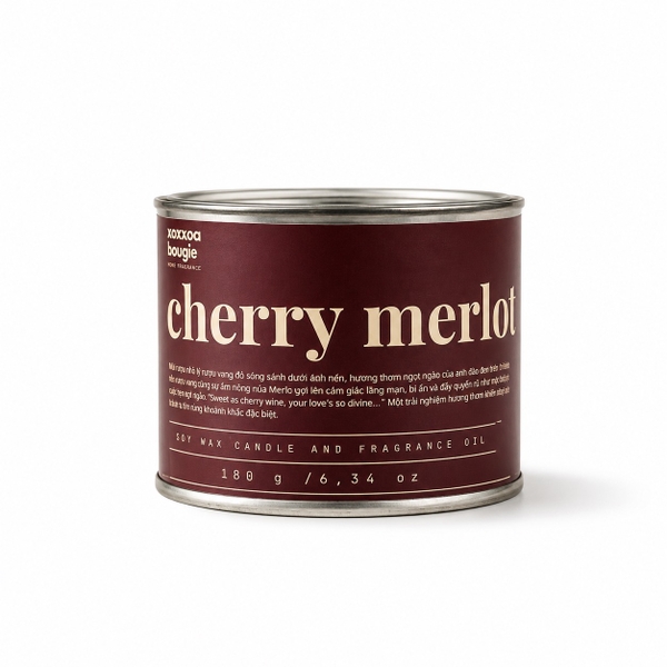 XoaXoa - 'Cherry Melot' Scented Candle