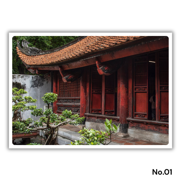 MARCUS LACEY - 'The Temple Of Literature' Postcard