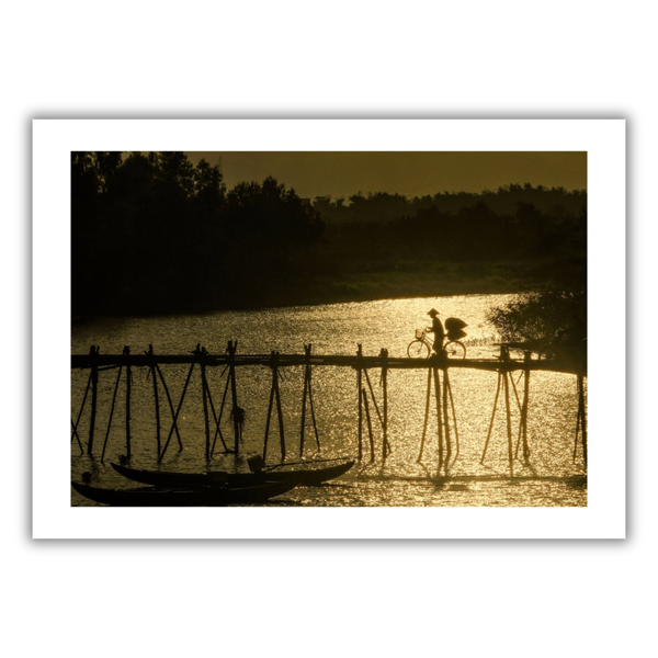 MARCUS LACEY - 'Man Walking By The River' Print