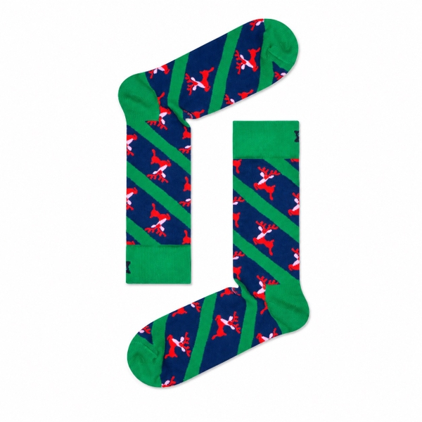 CHRISTMAS - 'Reindeer Parade' Holiday Crew Socks
