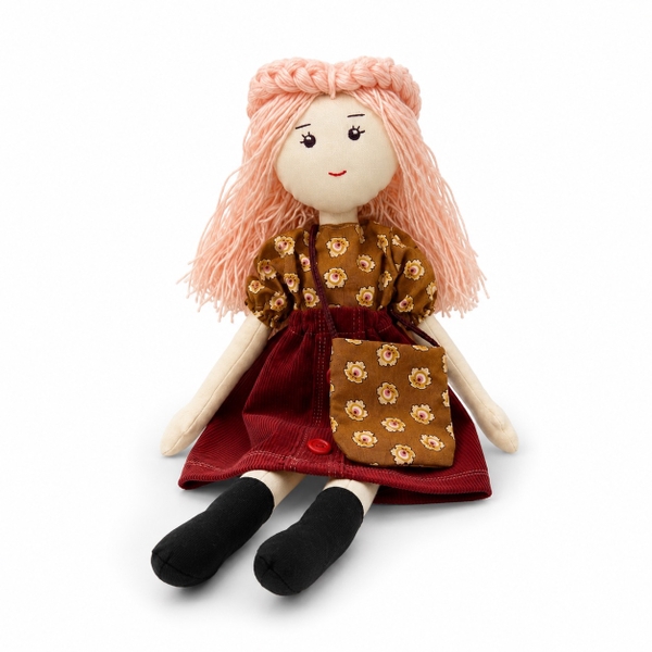 RUNG HANDMADE - Anne Doll in Red Skirt
